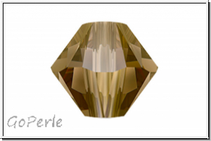 Swarovski� Bicone 5328, 4mm, 001BRSH - crystal, bronze shade, 25 Stk.